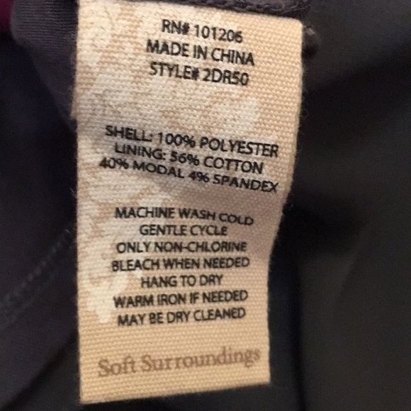 NWT Soft Surroundings Boho Bohemian Minimalist Lagan Look Leisure Soft Modal - Picture 11 of 16